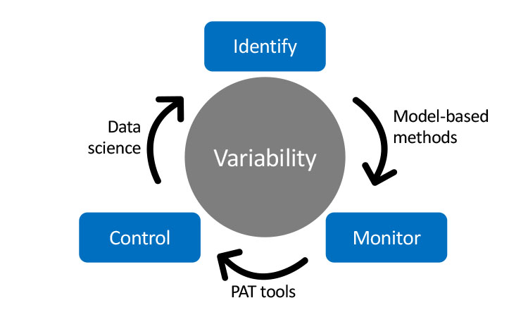 Figure 4: Tackling process variability through identification, monitoring, and control