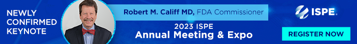 FDA Commissioner Robert M. Califf, MD Announced as Opening Keynote at the 2023 ISPE Annual Meeting & Expo