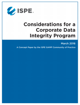 Considerations for Corporate Data Integrity Program