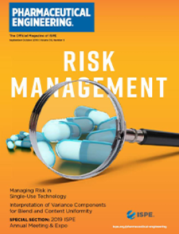 Pharmaceutical Engineering September / October 2019 Cover