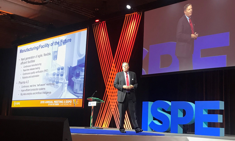 Kicking off 2019 ISPE Annual Meeting & Expo: Jim Breen, Jr., Vice President Project Lead Biologics Expansion, Janssen Pharmaceuticals and Chair, ISPE Board of Directors