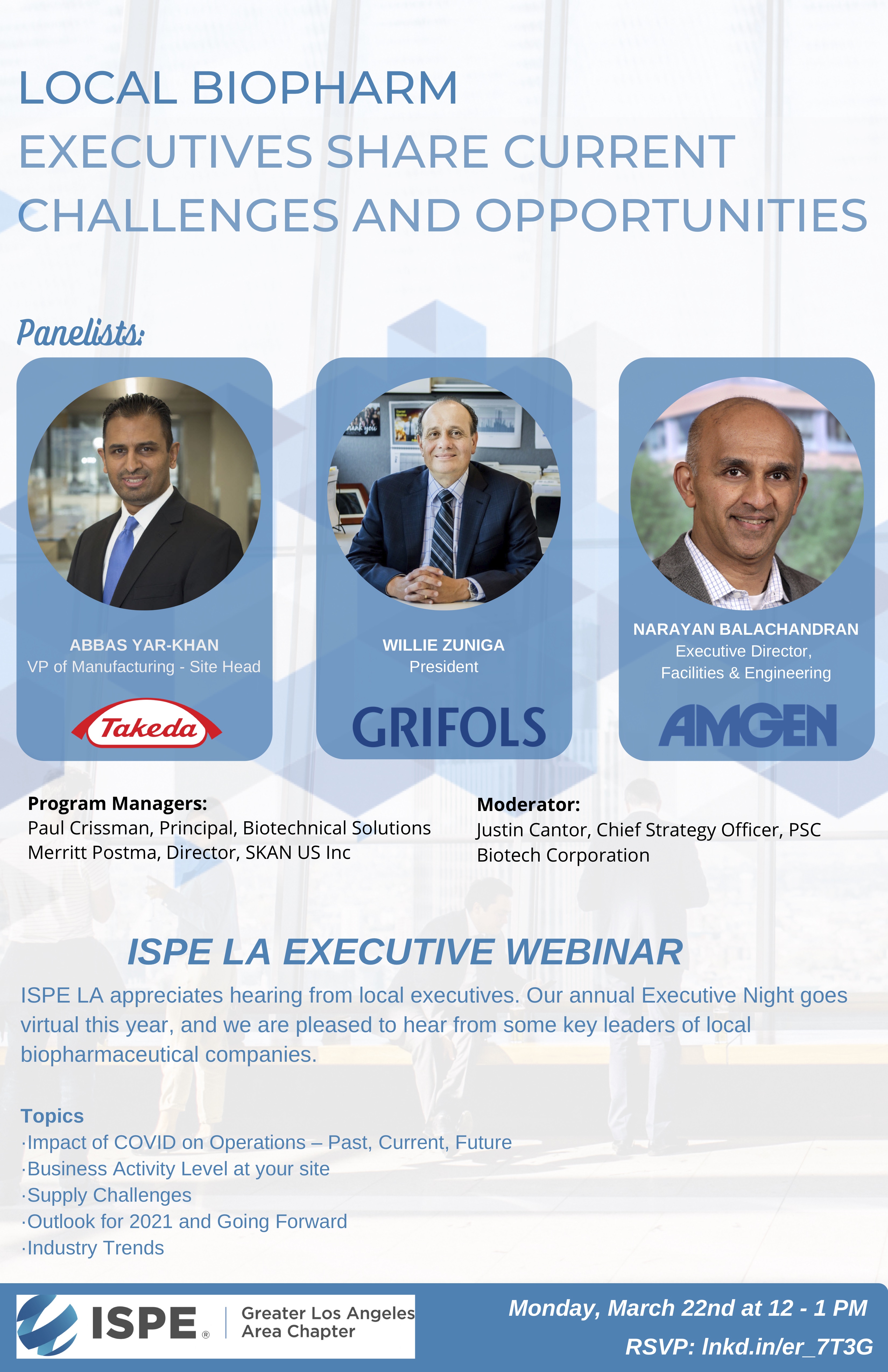 PM Group, Greater Los Angeles Area Chapter, ISPE