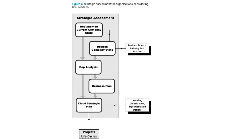 Figure 4: Strategic assessment for organizations considering CSP services.