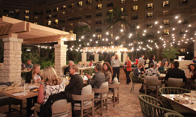 Inaugural Speed Networking Dinner on Monday night at the Gaylord Palms’ Villa Nova restaurant