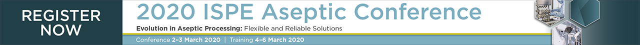 2020 ISPE Aseptic Conference banner