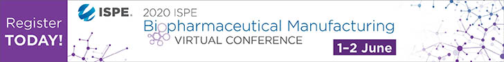 2020 ISPE Biopharmaceutical Manufacturing Virtual Conference Banner