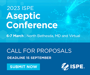 2023 ISPE Aseptic Conference Call for Proposals