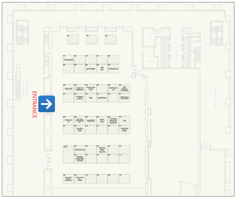 Expo Hall Floor Plan