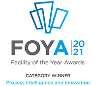 2021 Category Winner for Process Intelligence and Innovation  