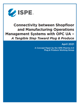 Connectivity between Shopfloor & Manufacturing Operations Management Systems with OPC UA - cover