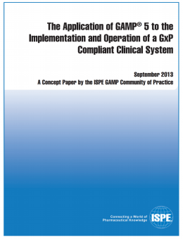 gamp 5 implementation operation of gxp compliant clinical gamp 5