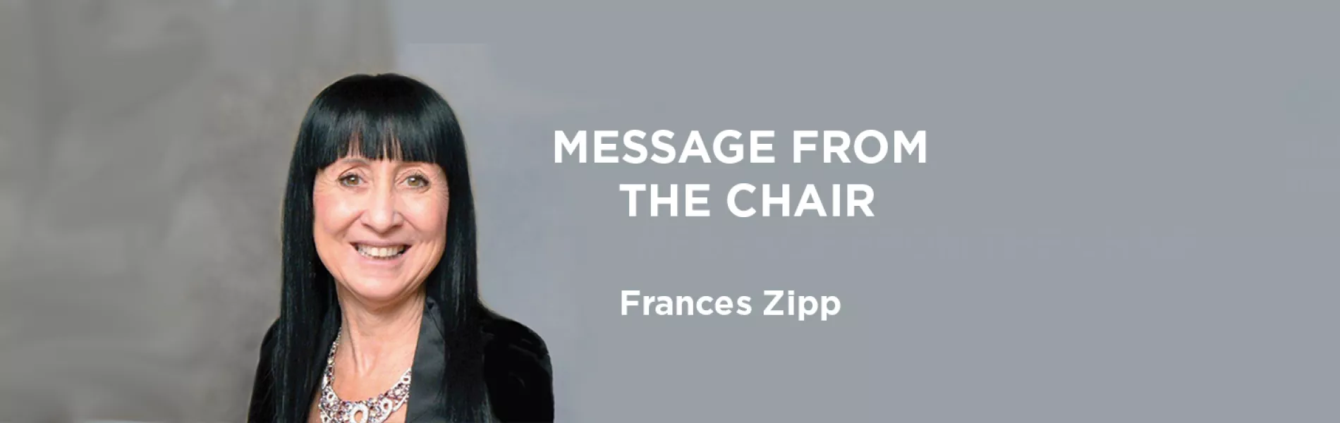 Message from the Chair: The Future Belongs to All of Us