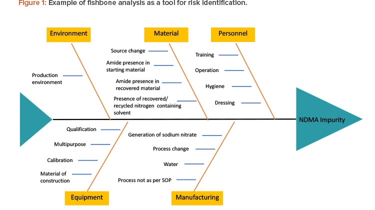 Figure 1: Example of fishbone analysis as a tool for risk identification.