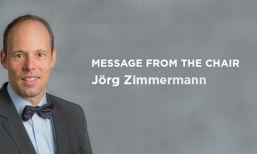 Message From the Chair: Jörg Zimmermann