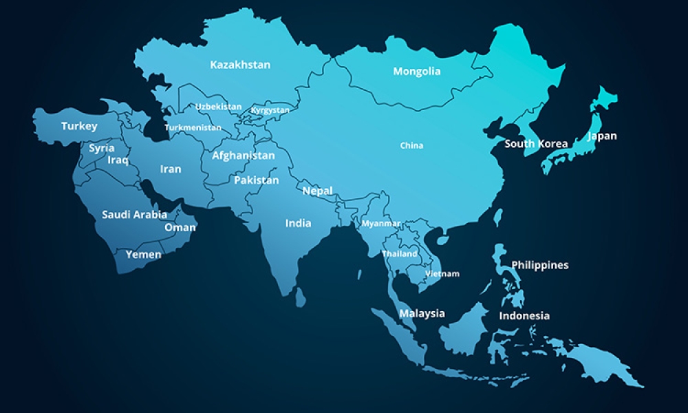 Asia Pacific Region Map - Image by Freepik