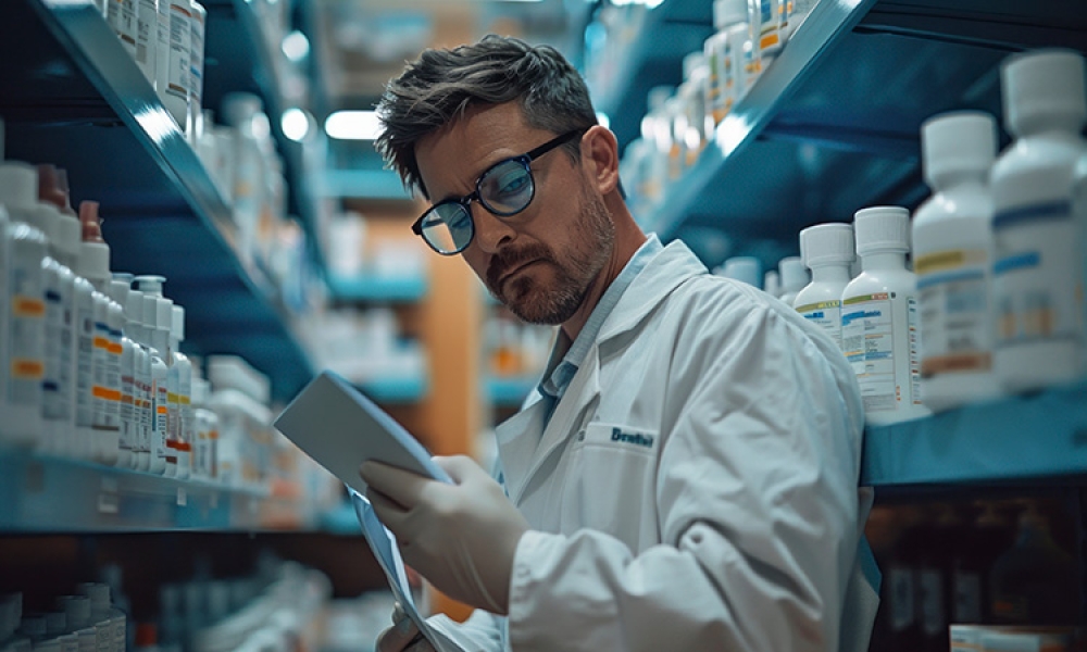 man-working-as-pharmacist-Image by freepik