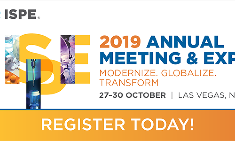 2019 ISPE Annual Meeting & Expo banner