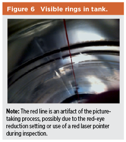 Figure 6: Visible Rings in Tank